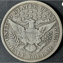 Load image into Gallery viewer, 1910-S 50¢ Barber Half Dollar Raw - VF - See Pictures
