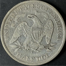 Load image into Gallery viewer, 1876-S 50¢ Seated Liberty Half Dollar Raw - XF - See Pictures