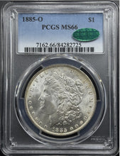 Load image into Gallery viewer, 1885-O $1 Morgan Dollar PCGS MS66 CAC - Exceptional Flashy Gem