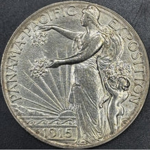 Load image into Gallery viewer, 1915-S 50C Panama Pacific Exposition Commemorative Half - Raw UNC - See Pictures