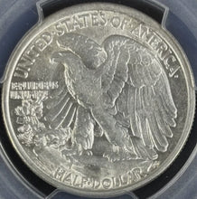 Load image into Gallery viewer, 1917-D 50C Walking Liberty Obverse Mint Mark PCGS AU58 - Nice White Coin!
