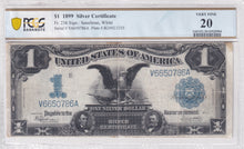 Load image into Gallery viewer, 1899 $1 Silver Certificate Fr.236 Black Eagle -- PCGS VF20