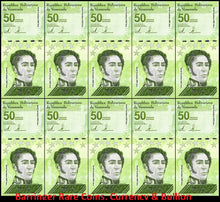 Load image into Gallery viewer, Venezuela 2021 50 Bolivares Digitales 50 Million Soberano UNC P118 Per 10