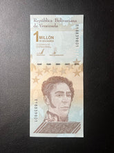 Load image into Gallery viewer, Venezuela 1 Million (1,000,000) Bolivares- GEM Uncirculated Pack of 100 Notes