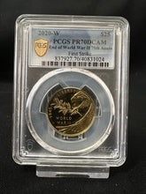Load image into Gallery viewer, 2020-W End Of World War II 75th Anniv PCGS PR70 DCAM 1/2oz Gold First Strike