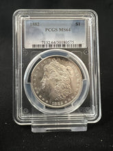 Load image into Gallery viewer, 1882-P $1 Morgan Silver Dollar PCGS MS64 Well struck and high end 64