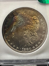 Load image into Gallery viewer, 1880-S Morgan Silver Dollar NGC MS64 STAR 🌟 --- Beautiful Rainbow Toning & (CAC)