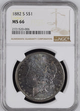 Load image into Gallery viewer, 1882-S Morgan Silver Dollar NGC MS66 - - It's A Blueberry!