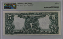 Load image into Gallery viewer, 1899 $5 Silver Certificate "CHIEF" FR 280m PMG 65 EPQ - Exceptional "MULE NOTE"