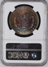 Load image into Gallery viewer, 1886-P Morgan Dollar -- Double Whammy Cartwheel Toned Magnificent Gem NGC MS65* 🌟