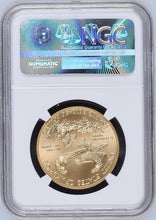 Load image into Gallery viewer, 2016-W Burnished Gold Eagle $50 Signed Moy - MS70 Early Release