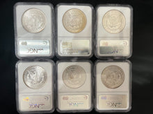 Load image into Gallery viewer, Dealer/Investor Deal - 79-S (2), 83-O, 84-O, 85, 99-O NGC 64 Morgans - ALL NICE!