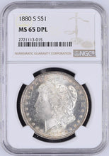 Load image into Gallery viewer, 1880-S $1 Morgan Silver Dollar -- NGC MS65 DPL (DMPL)