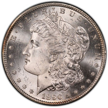 Load image into Gallery viewer, 1890-S Morgan Silver Dollar PCGS MS65 - Blast White Surfaces and Frosty Devices