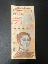 Load image into Gallery viewer, Venezuela 50000 (50,000)Bolivares Banknotes Gem UNCIRCULATED Pack of 100