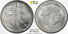 Load image into Gallery viewer, 1993 1oz Silver Eagle PCGS MS70 - Rare in top grade in the preferred PCGS Slab