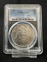 Load image into Gallery viewer, 1884-P $1 Morgan Silver Dollar PCGS MS64 -- Blast White Gem