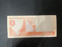 Load image into Gallery viewer, Venezuela 50000 (50,000) Bolivares Banknotes 2019 UNCIRCULATED - 25 Notes