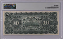 Load image into Gallery viewer, 1886 $10 Silver Certificate Tombstone Lg Red Seal FR 293 PMG 64 1 Of 2 Known Unc