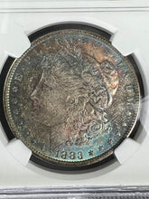 Load image into Gallery viewer, 1883-O Morgan Silver Dollar NGC MS64 - - Sea Green, Blue and Golden Toned