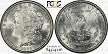 Load image into Gallery viewer, 1886-P Morgan Silver Dollar PCGS MS66 - Well Struck and Blast White Satin Gem