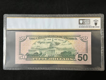 Load image into Gallery viewer, 2004 $50 Federal Reserve Note Fr 2128-E 🌟STAR🌟 Note -- PCGS Banknote Gem 67 PPQ