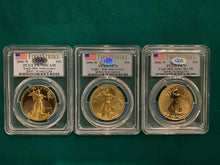 Load image into Gallery viewer, Set of 3 2006-W Gold Eagles PCGS MS70, PR70, PR70DCAM First Strike- QA APPROVED!