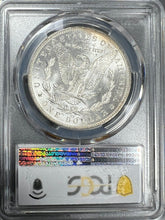 Load image into Gallery viewer, 1882-CC Morgan Silver Dollar PCGS MS65+ (CAC) - - Variegated Turquoise & Golden