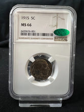 Load image into Gallery viewer, 1915 5¢ Buffalo Nickel NGC MS66 (CAC) Very Sharp Coin!