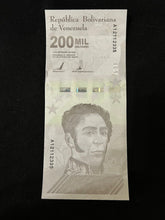 Load image into Gallery viewer, 20 X Venezuela 200 Mil Bolivares Banknote UNC (Uncirculated)