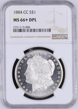Load image into Gallery viewer, 1884-CC Morgan Silver Dollar NGC MS66+ DPL (DMPL) The 1 In A Million Coin