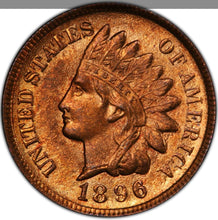 Load image into Gallery viewer, 1896 1¢ Indian Head Cent -- PCGS MS64 RB (CAC)