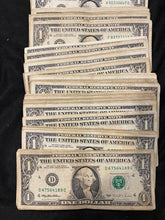 Load image into Gallery viewer, (100X) $1 WEB Dollar Experimental Notes FRNs PAPER MONEY (Please Read)
