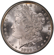 Load image into Gallery viewer, 1882-P Morgan Silver Dollar PCGS MS65 -- Strong Strike, Frosty & Blast White