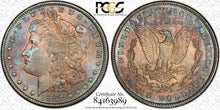 Load image into Gallery viewer, 1897-P Morgan Silver Dollar PCGS MS65 - Gorgeous Toning Both Obverse & Reverse