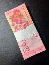 Load image into Gallery viewer, Venezuela 20000 (20,000) Bolivares 2017 Gem UNC 100 Note Stack