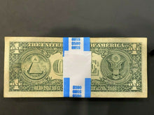 Load image into Gallery viewer, (100X) $1 WEB Dollar Experimental Notes FRNs PAPER MONEY (Please Read)