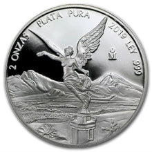Load image into Gallery viewer, Mexico 2020 2oz Silver Proof Libertad Coin In Original Capsule
