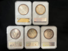 Load image into Gallery viewer, Dealer/Investor Deal - Morgan Dollars 1881-S (5) ALL PQ NGC 65 - ALL NICE!