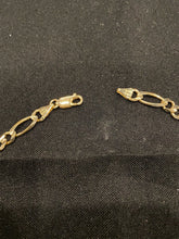 Load image into Gallery viewer, Men's/Ladies 14k Yellow Italian Gold Figaro Chain Necklace 30" (G115)