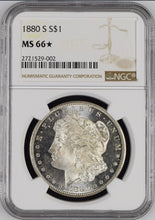 Load image into Gallery viewer, 1880-S $1 Morgan Silver Dollar NGC MS66 - - Blast White & Frosty Beauty