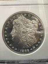Load image into Gallery viewer, 1882-S Morgan Silver Dollar -- Deep Mirror Prooflike -- NGC MS64 DPL & Frosty