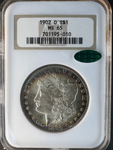 Load image into Gallery viewer, 1902-O Morgan Silver Dollar NGC MS65 CAC - - Gorgeous Coin