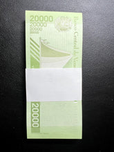 Load image into Gallery viewer, Venezuela 20,000 (20000) Bolivar Soberano, 2019 P110b Stack of 100 Notes