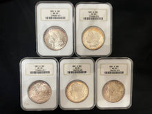 Load image into Gallery viewer, Dealer/Investor Deal - Morgan Dollars 1881-S (5) ALL PQ NGC 65 - ALL NICE!