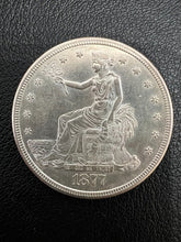 Load image into Gallery viewer, 1877-S $1 Trade Dollar -- RAW Gem BU