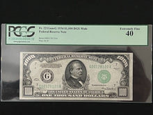 Load image into Gallery viewer, 1934 $1000 FRN Chicago FR 2211-G "MULE NOTE" PCGS Currency XF40 Nice Note