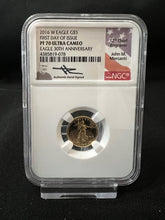 Load image into Gallery viewer, 2016-W Gold Eagle Proof 4 Coin Set NGC PF70 Mercanti Signed POP of Only 13 Sets
