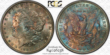 Load image into Gallery viewer, 1887-P Morgan Silver Dollar PCGS MS66 - Well Struck Green Near Monochromatic Gem