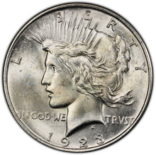 Load image into Gallery viewer, 1923-D Peace Dollar PCGS MS64 - - Blast White & Lustrous